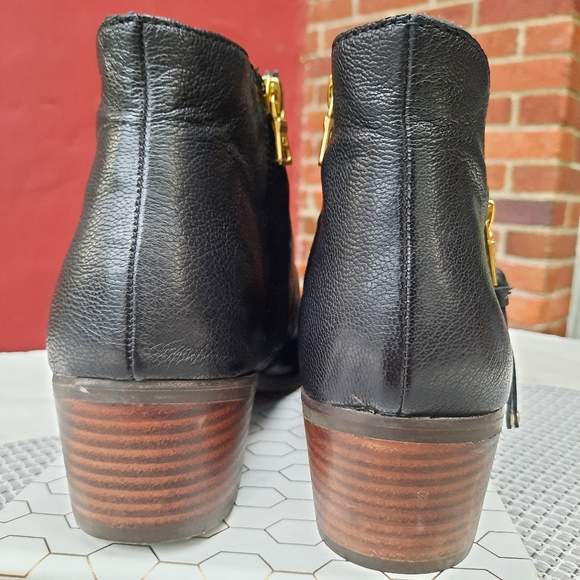 Sole Bound Baretraps Uriel Side Zip Boots Comfort Ankle Booties 10 Black NEW - Picture 6 of 10